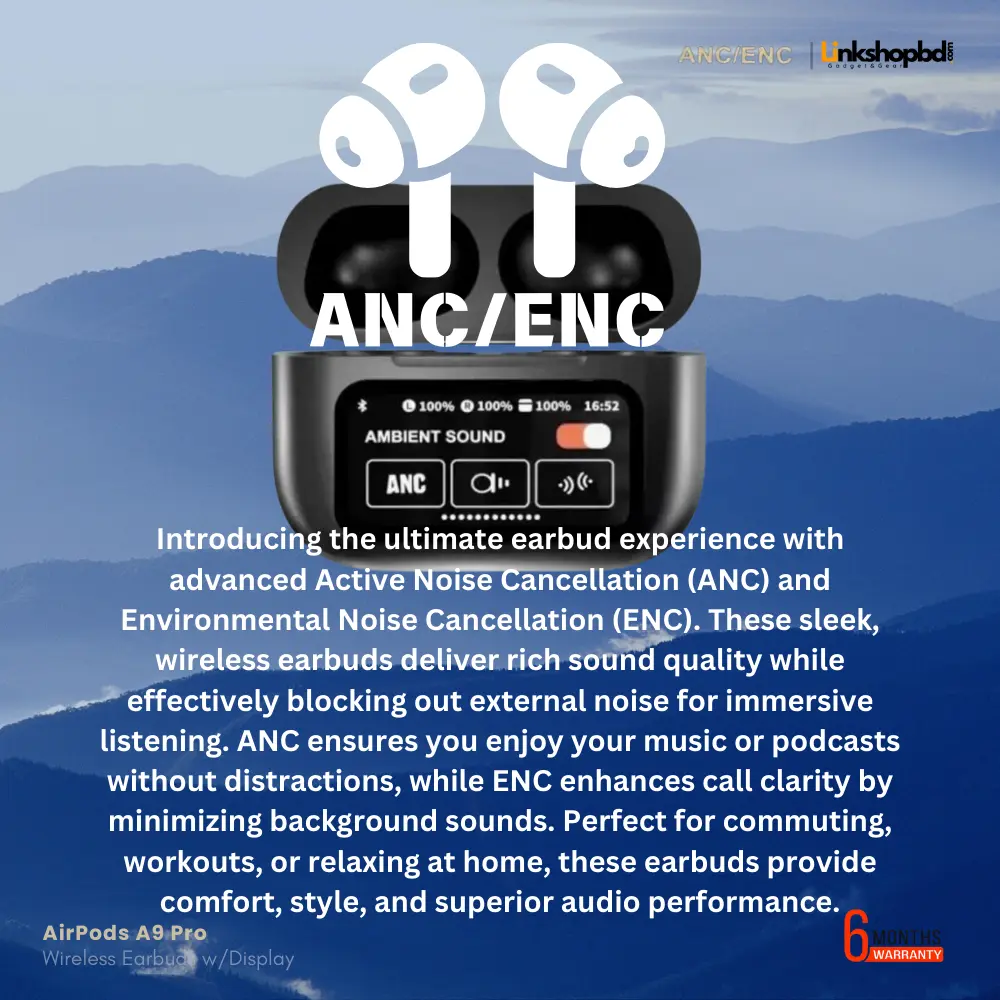 A9 pro Earbuds ANC ENC