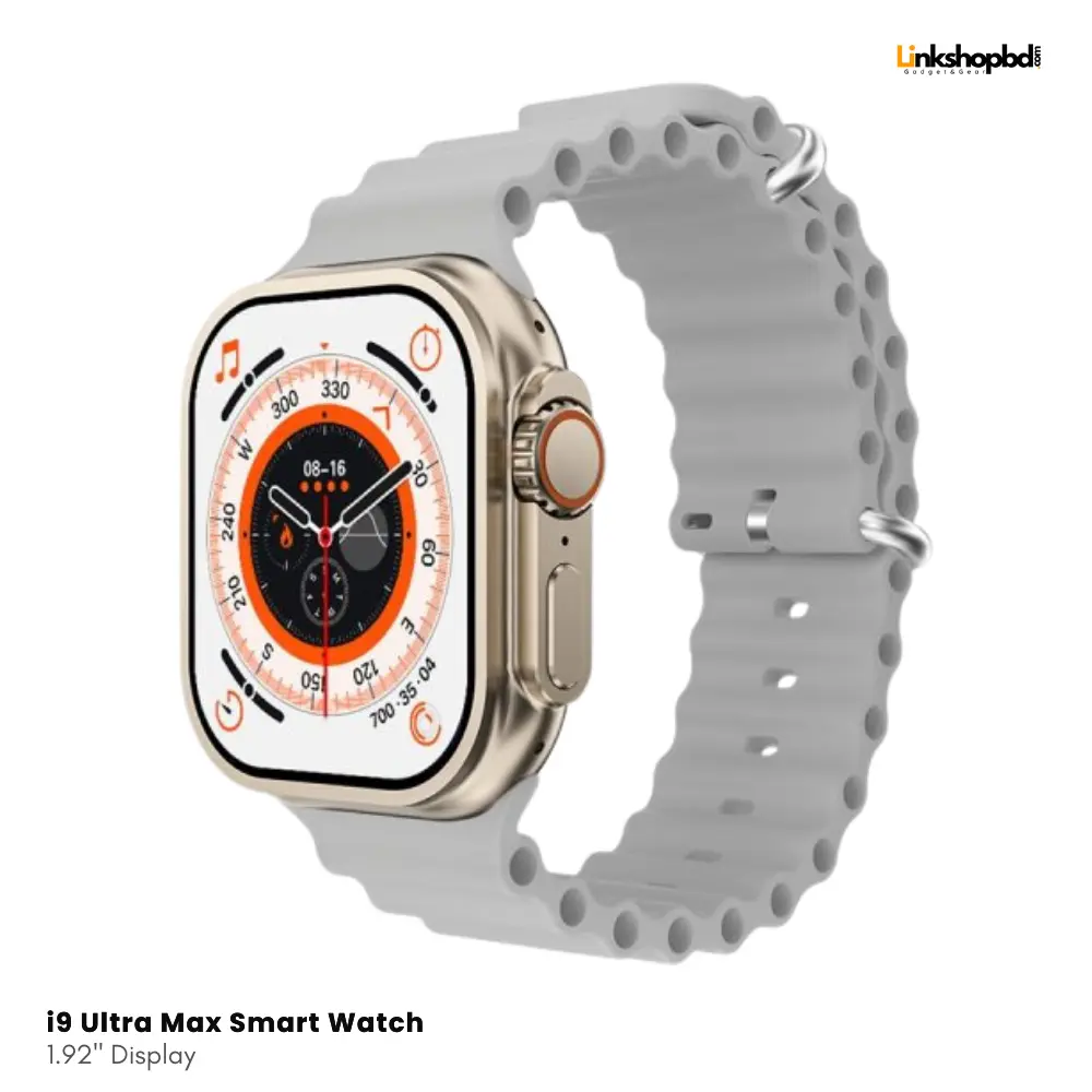 i9 UltraMax Smartwatch silver color