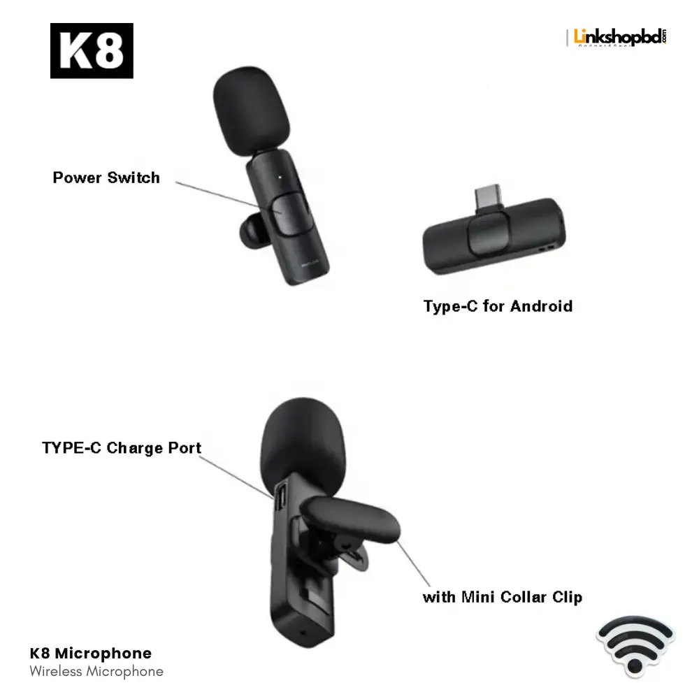 K8 Microphone button