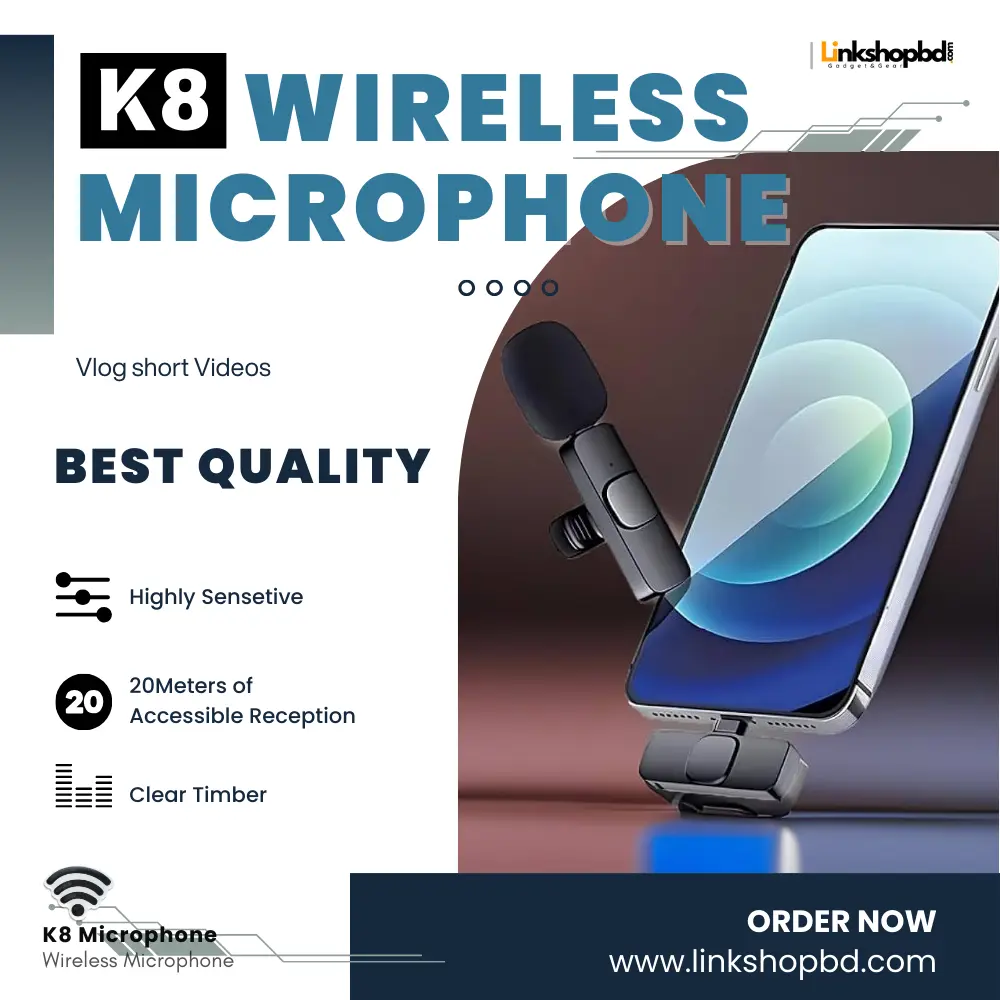 K8 Wireless Microphone Best quality