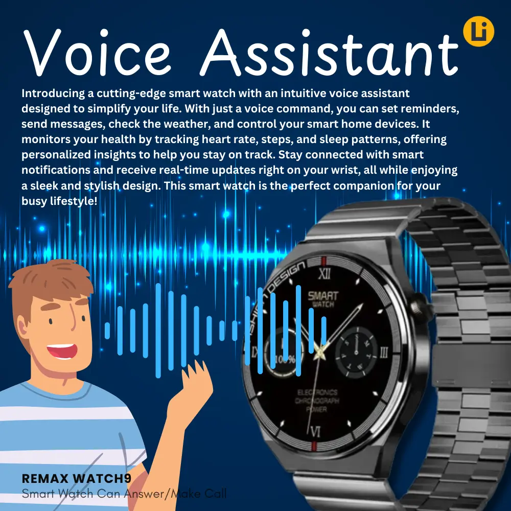 Remax WATCH9 Voice Assistance