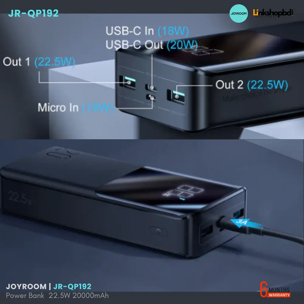 joyroom powerbnk JR-QP192 _Port