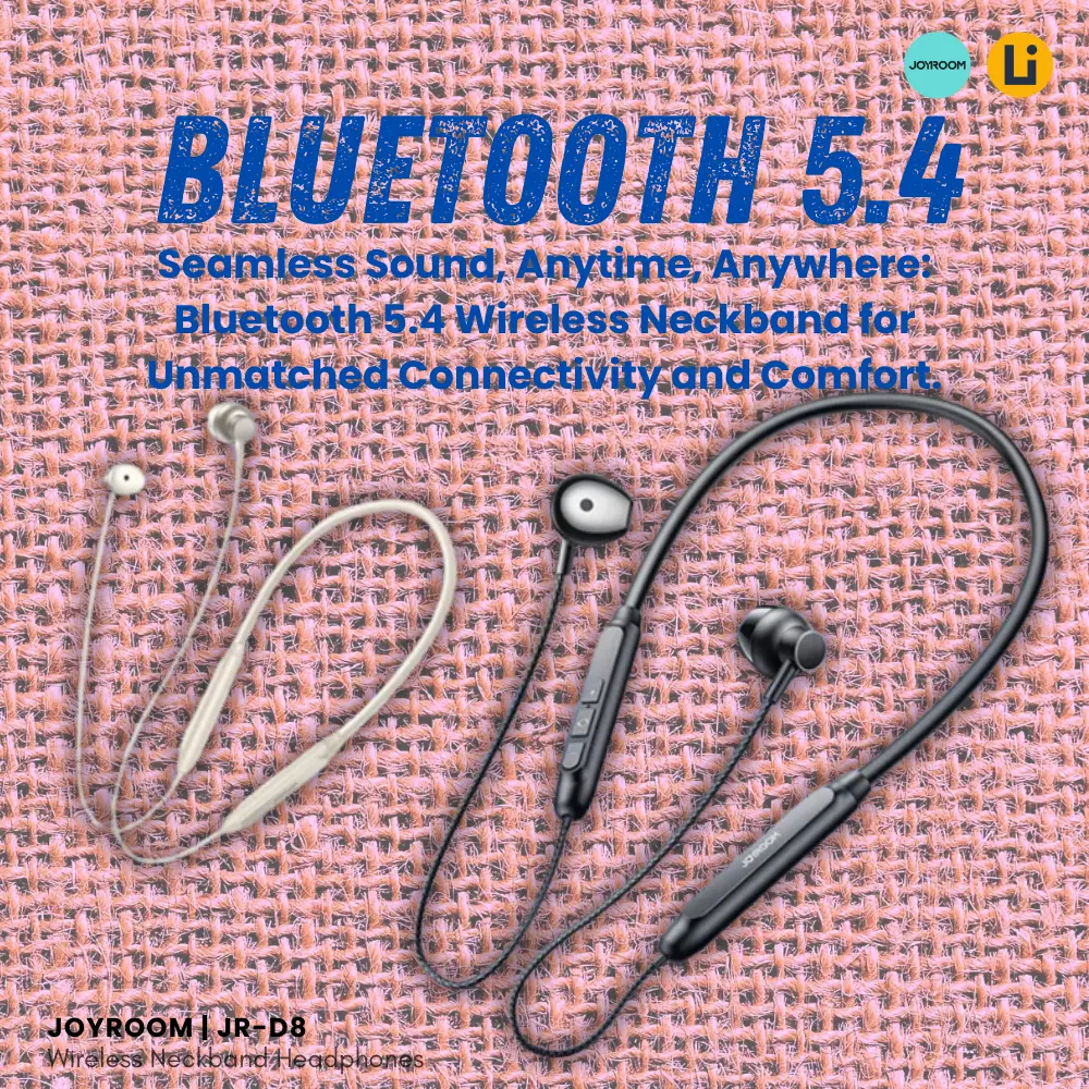 Joyroom Neckband JR-D8 -Bluetooth 5.4