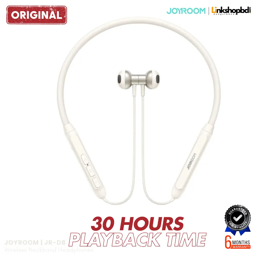 Joyroom Neckband JR-D8 -White